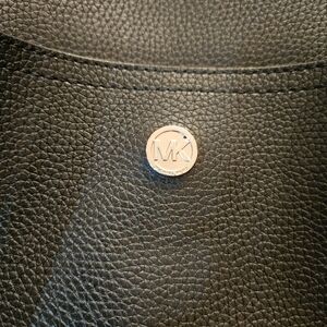 Michael Kors Black Textured Leather Bag